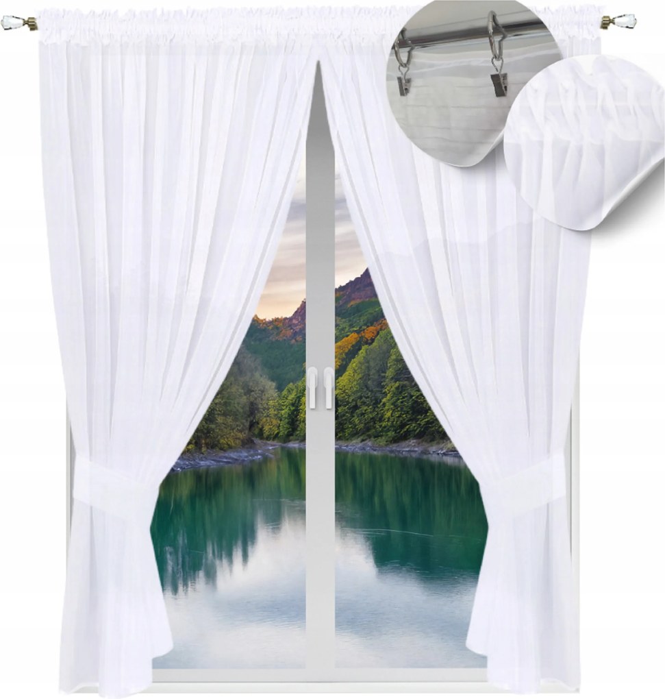 Kész függöny erkélyre 230x300 sima függönyök voile függöny nappaliba