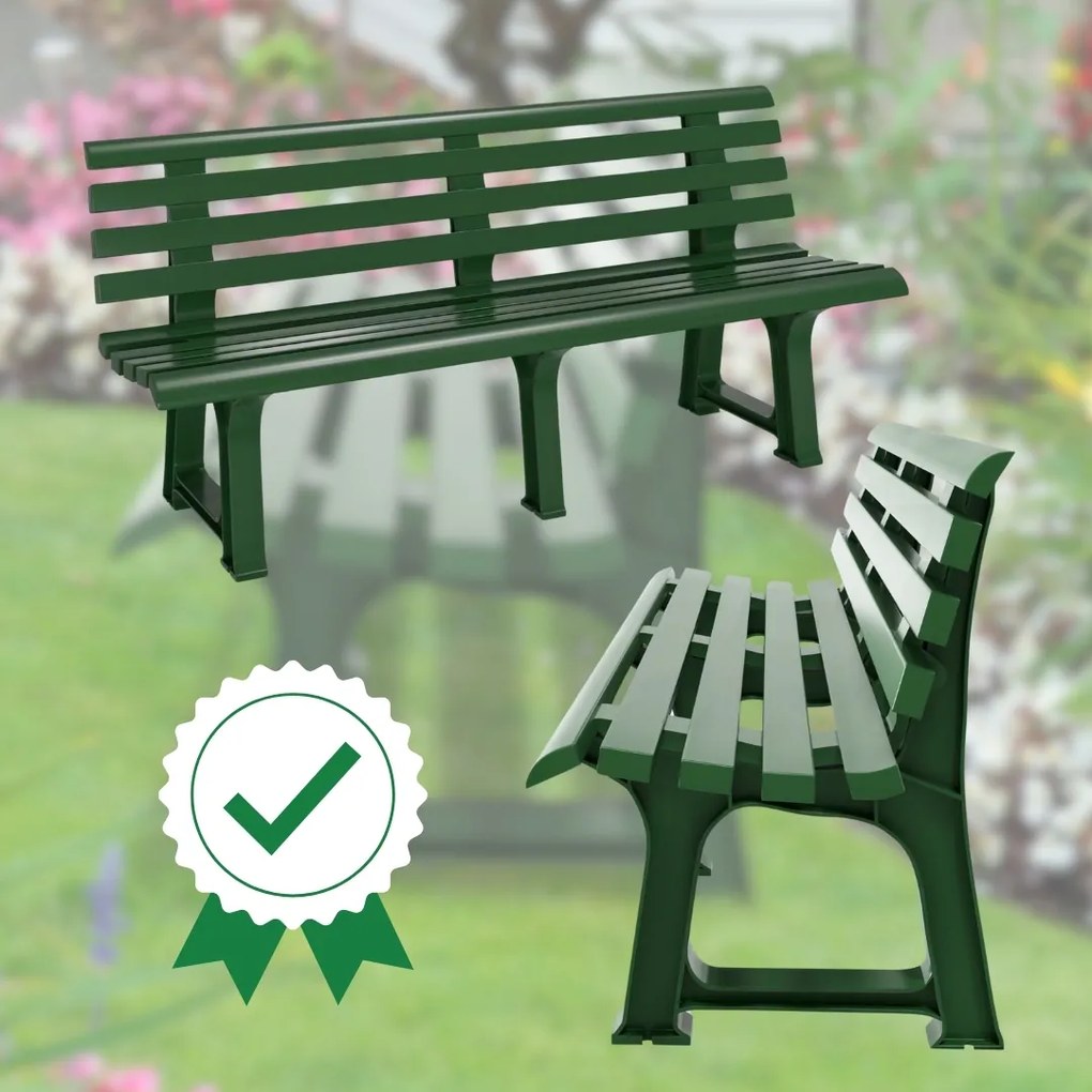 ORCHIDEA kerti pad, 145x49x74cm, zöld I.P.A.E-Progarden