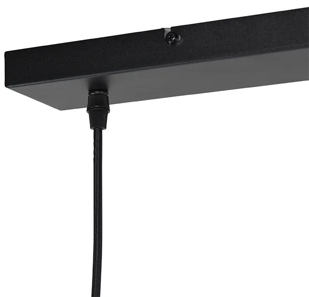 Ipari függőlámpa fekete arannyal 3-lámpás - Magnax