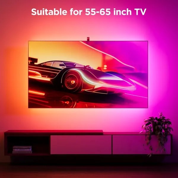 Govee - Backlight 3S Netflix TV 55-65" SMART LED háttérvilágítás RGBICW Wi-Fi + + távirányító