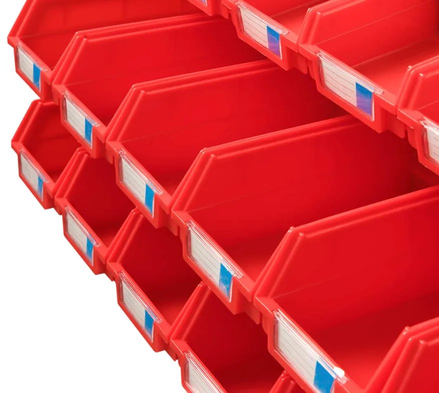 Fém szerszámtartó fal 120x90cm + 30 doboz