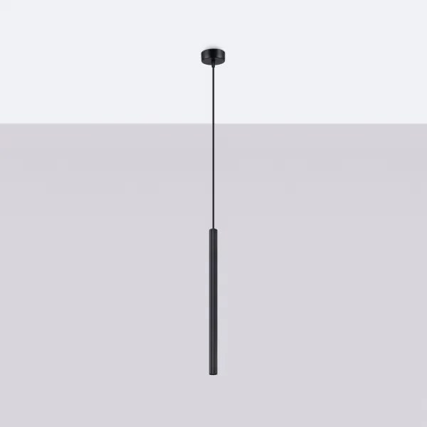 Sollux SL.1338 - Csillár zsinóron ARCHE 1xG9/8W/230V fekete