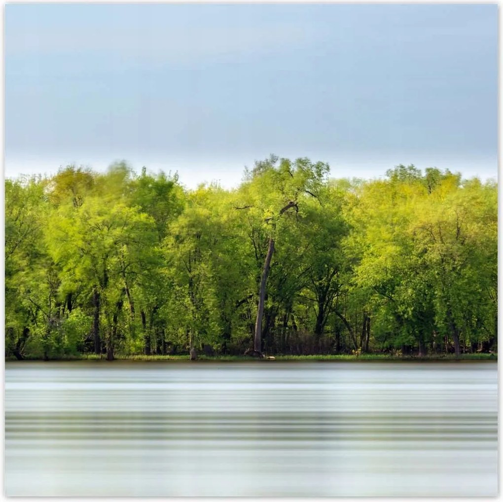 Poszterek 100x100 Erdő Tó Mennyország