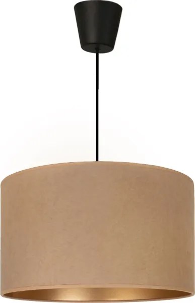 Brilagi - VELVET kábeles függőlámpa 1xE27/60W/230V, átm. 40 cm, bézs/arany