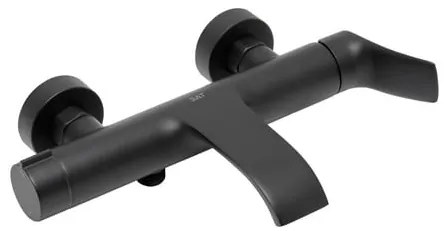 Kád csaptelep SAT Infinitio zuhanyszett nélkül 150 mm fekete matt SATBSINF222C