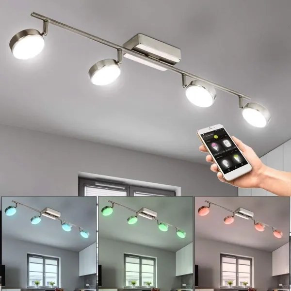 Eglo 33274 - LED RGBW Dimmelhető spotlámpa CORROPOLI-C 4xLED/5W/230V