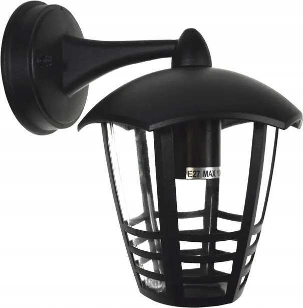 Lámpa Kerti Fali lámpa Kültéri Alsó Fekete Led