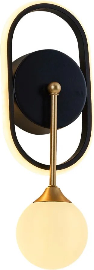 Fém mennyezeti lámpa, fekete, 6 cm – L1141