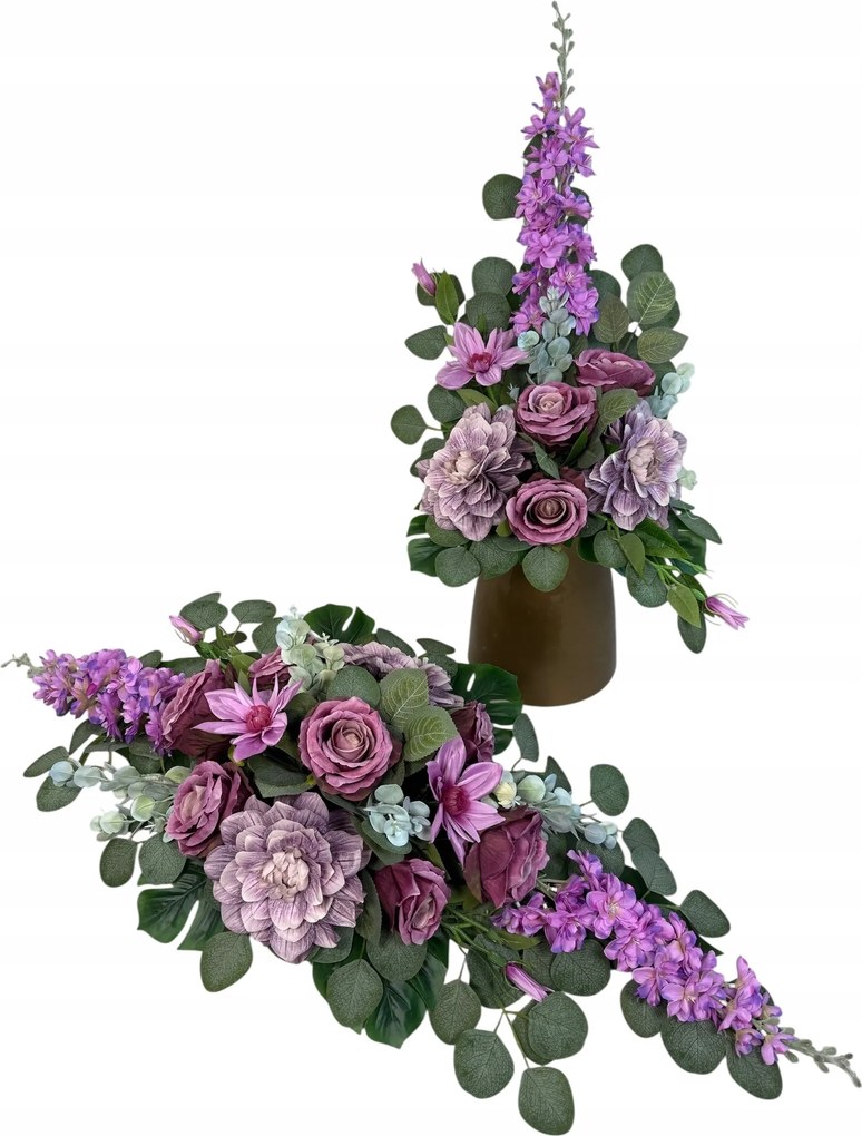 Csokor Nád Kompozíció Sír Temető Művirágok