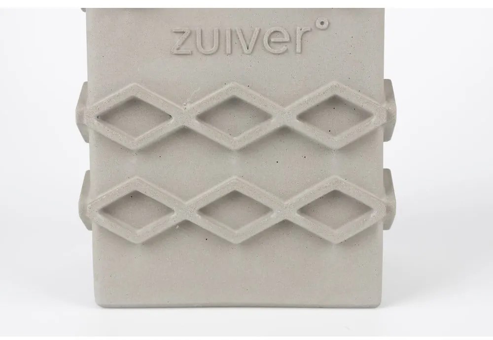 Világosszürke beton váza Graphic – Zuiver