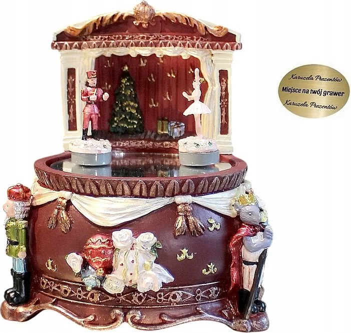 Balett Diótörő Zenedoboz Ajándék Balerina Karácsonyi Dekoráció