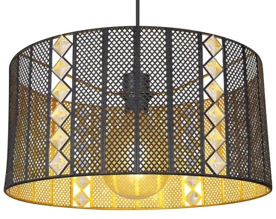 Globo 15450H - ABINY 1xE27/60W/230V arany/fekete függeszték