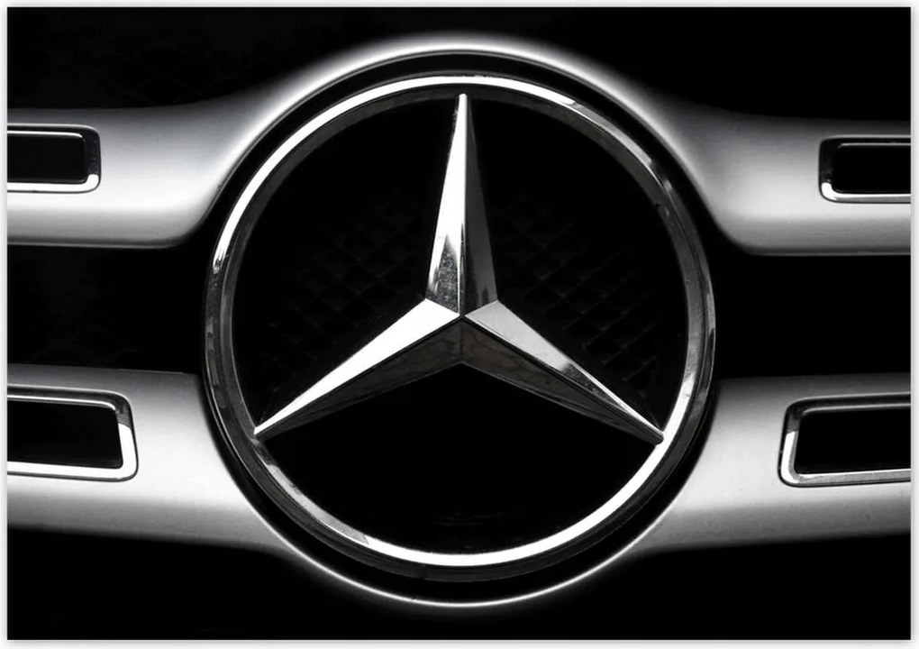 Poszterek 100x70 Mercedes Fekete-fehér Bw