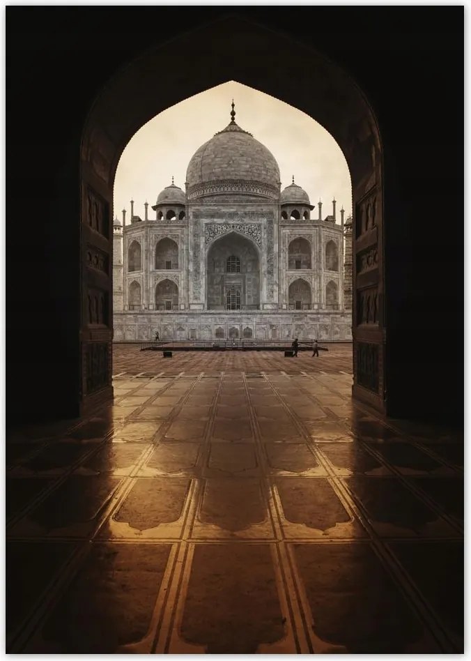 Poszterek A4 Pion Taj-Mahal Agra indie