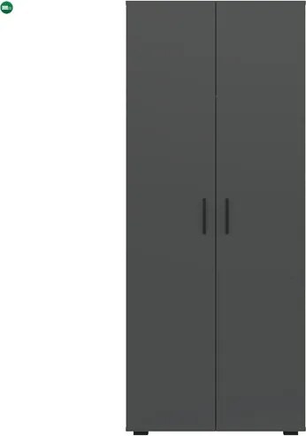 BASIC Ruhásszekrény Antracit Színben 74 cm 2D