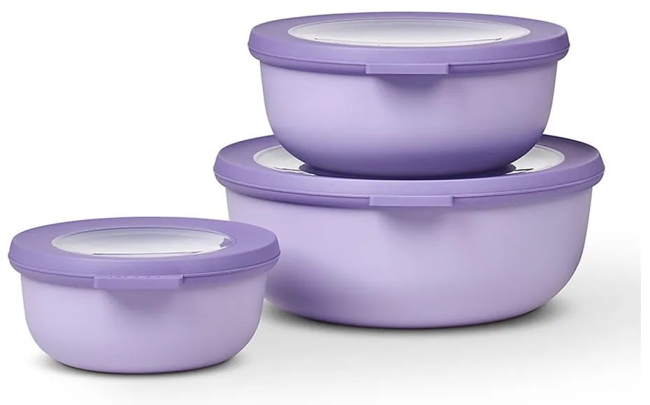 Élelmiszertartó doboz szett 3 db-os Vivid lilac – Mepal