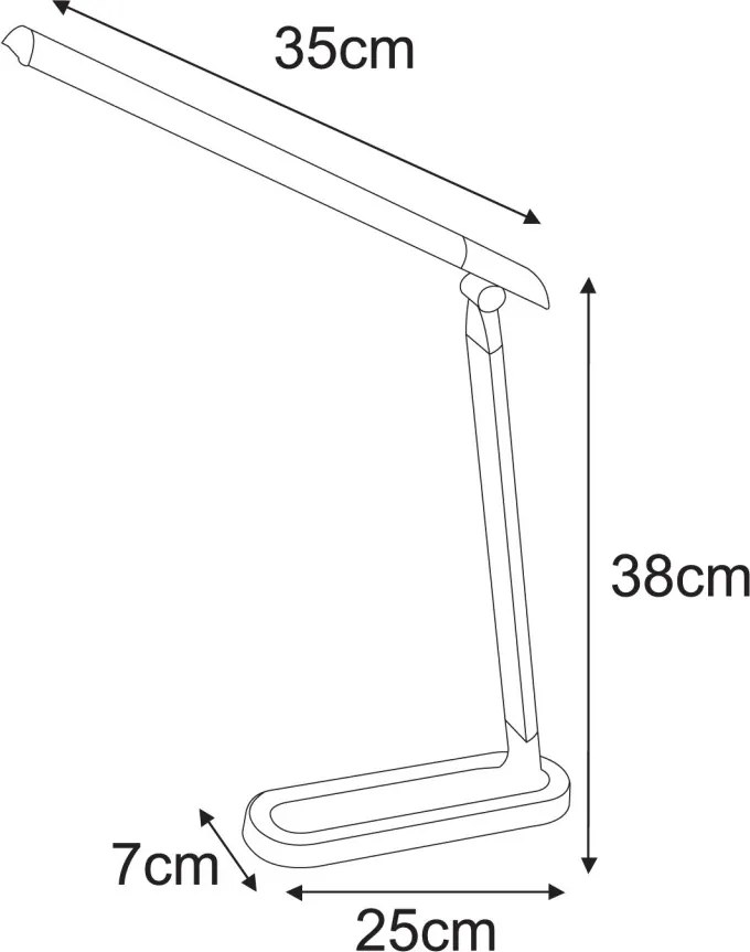 KAJA K-MT-206 ZIELONY NIKO Kék Színű Asztali Lámpa 5W LED 420Lm 4000-6000K IP20