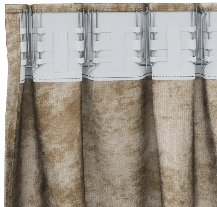 Bársony Függönyök 2 db Fémlyukkal Champagne 225x140 cm