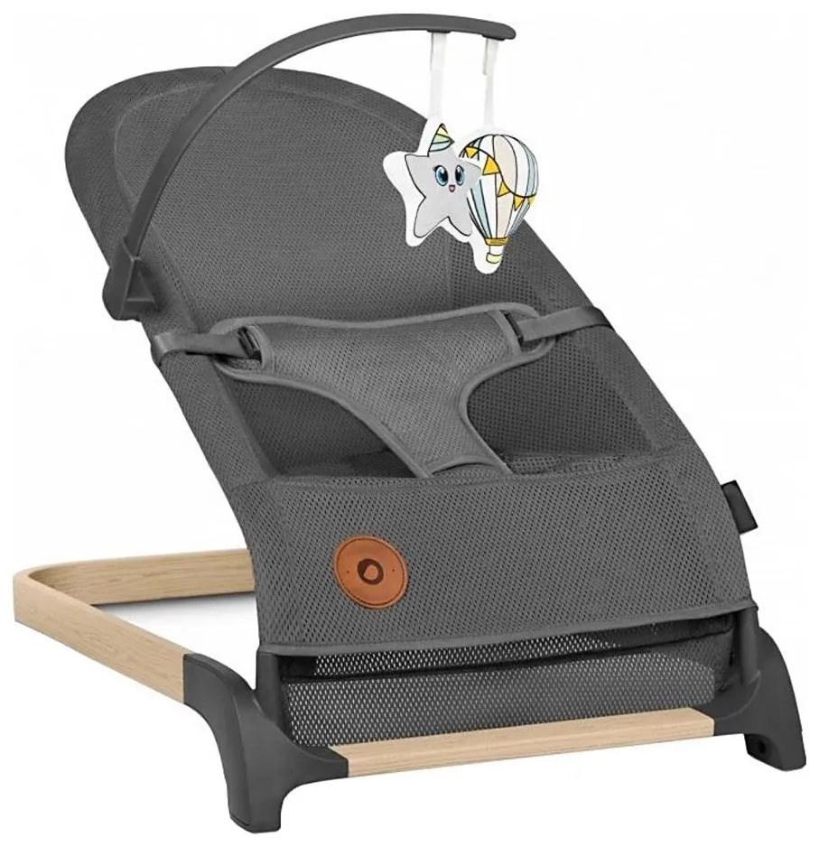 Lionelo - Babaringató JUNE szürke