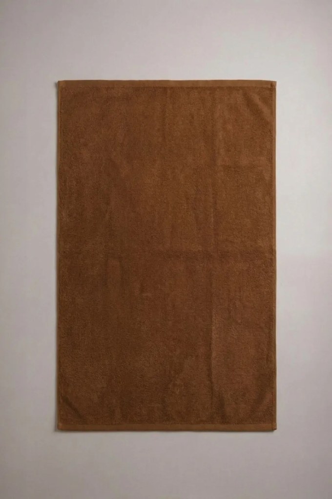 Törülköző, barna, 50×90 cm