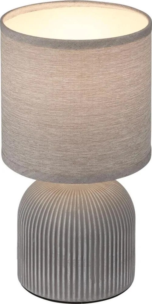 Brilo - INO asztali lámpa 1xE14/10W/230V szürke