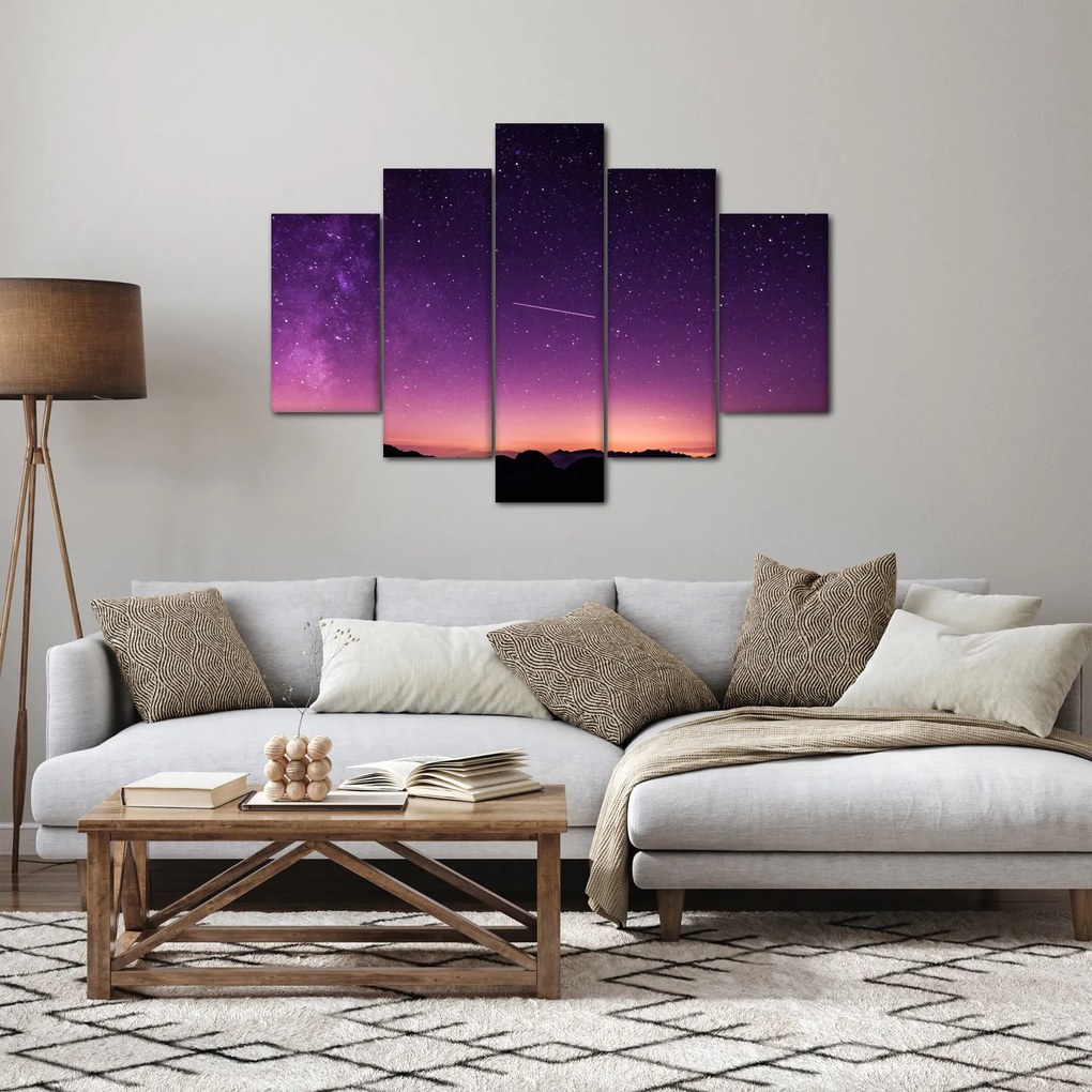 Ég képe hullócsillagokkal (150x105 cm)