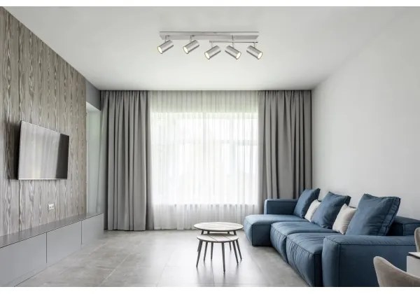 Globo 57911-5 - spotlámpa ROBBY 5xGU10/35W/230V matt króm