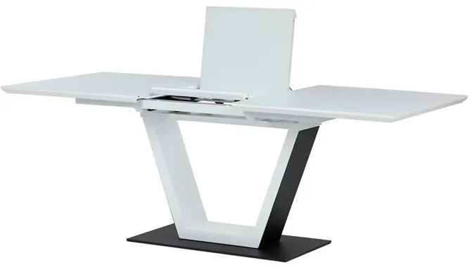 Bővíthető Étkezőasztal 160–210×90 cm, MDF, Fehér. HT-D1931 WT