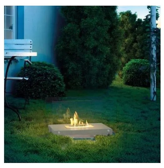 BIO kandalló HOTEL 40,2x70 cm, 2 kW, fehér, TUV tanúsítvány