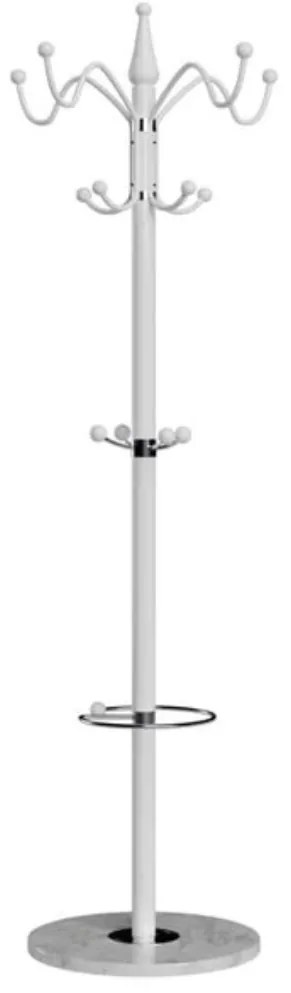 Casaria TENZY fogas márvány talapzattal, 37x173cm, fehér