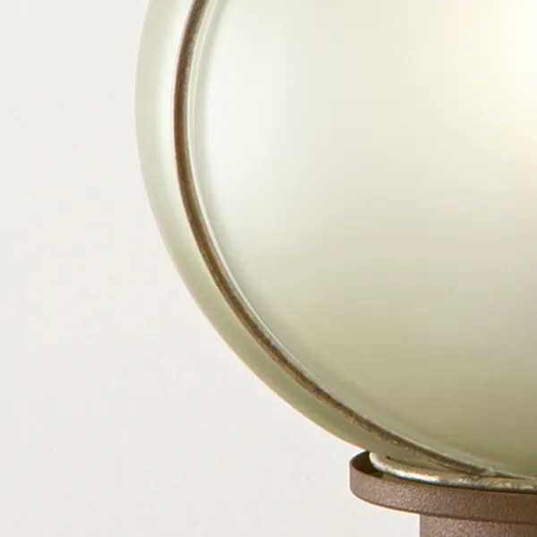 SIRU - Asztali lámpa FLORET 1xE14/40W/230V barna/szürke Velencei üveg