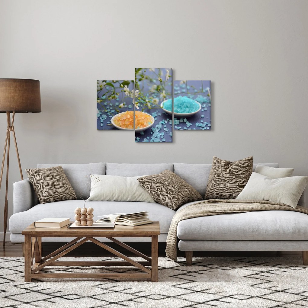 Színes tengeri só képe (90x60 cm)