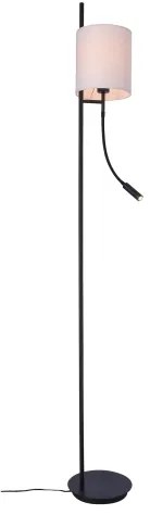 LED Állólámpa TOKYO 1xE27/40W/230V + LED/3W fekete/fehér