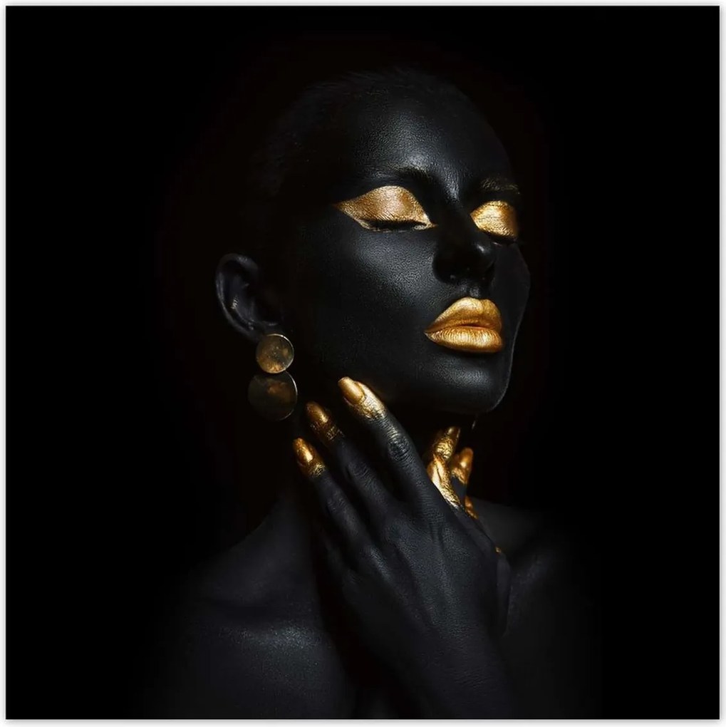 Fotótapéták 312x312 Aranyozott arc