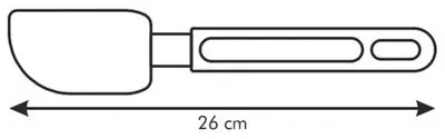 Tescoma DELÍCIA Szilikon kenőlapát, 25 cm