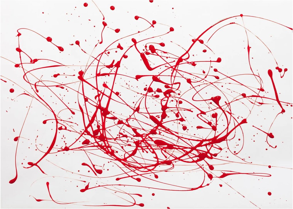 Csöpögő kép (üvegen) (70x50 cm)