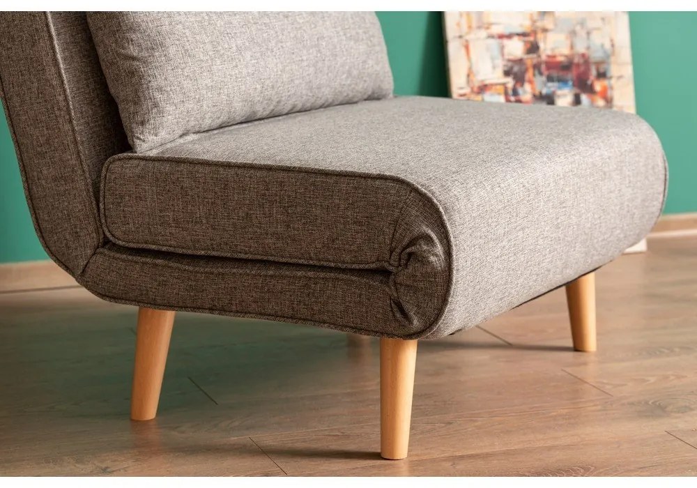 Világosszürke fotel Folde – Artie