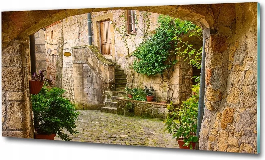 Fotótapéta üvegfalra Olasz utcák 100x70