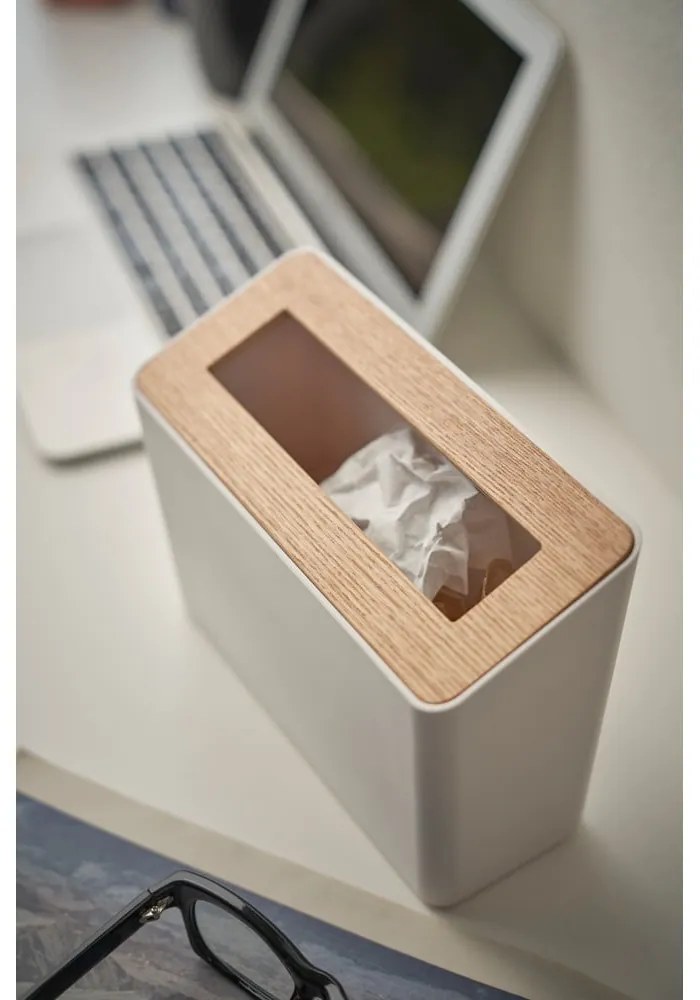 Fehér műanyag irodai szemetes 2,3 l Rin – YAMAZAKI