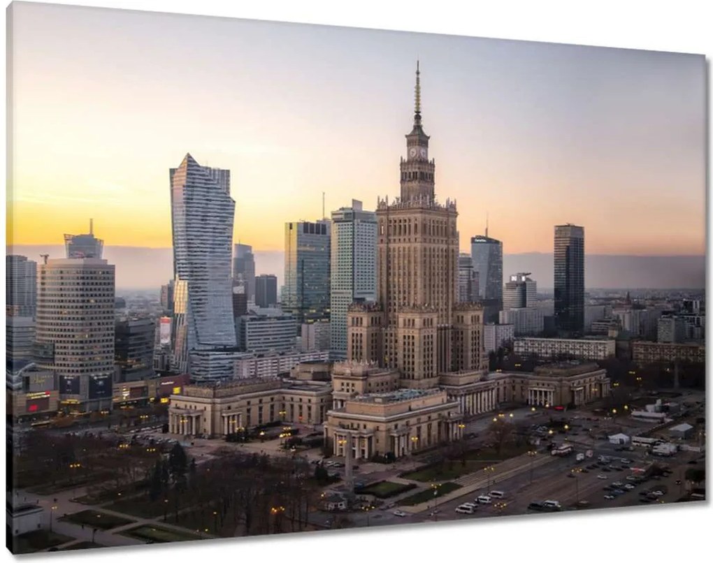 Festmények 100x70 Varsó Főváros Lengyel