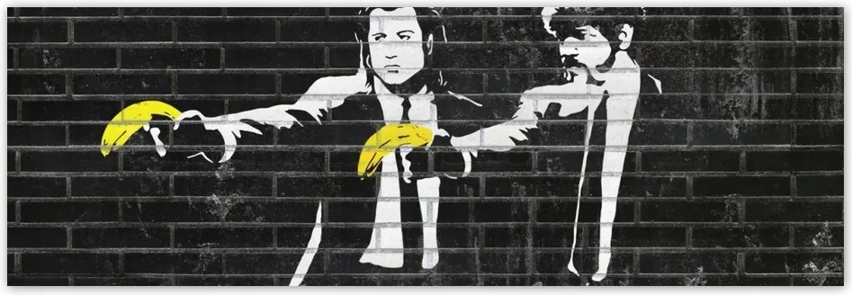 Fotótapéta flizelina 312x104 Banksy Banana Fiction