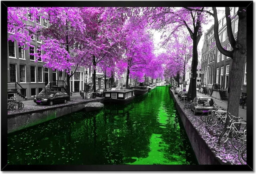 Poszterek keretben 60x40 Amszterdam