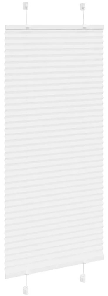 pliszírozott redőny Fehér 65x100 cm szövetszélesség 64,4 cm