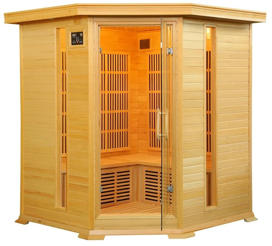 Sauna DeLuxe 4005 Carbon, világosbarna