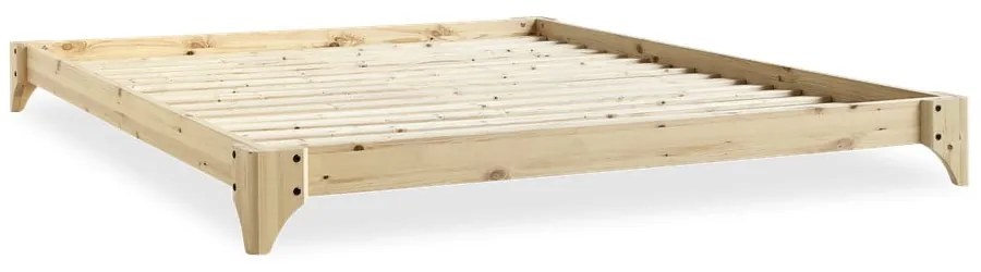Borovi fenyő franciaágy ágyráccsal 140x200 cm Elan – Karup Design