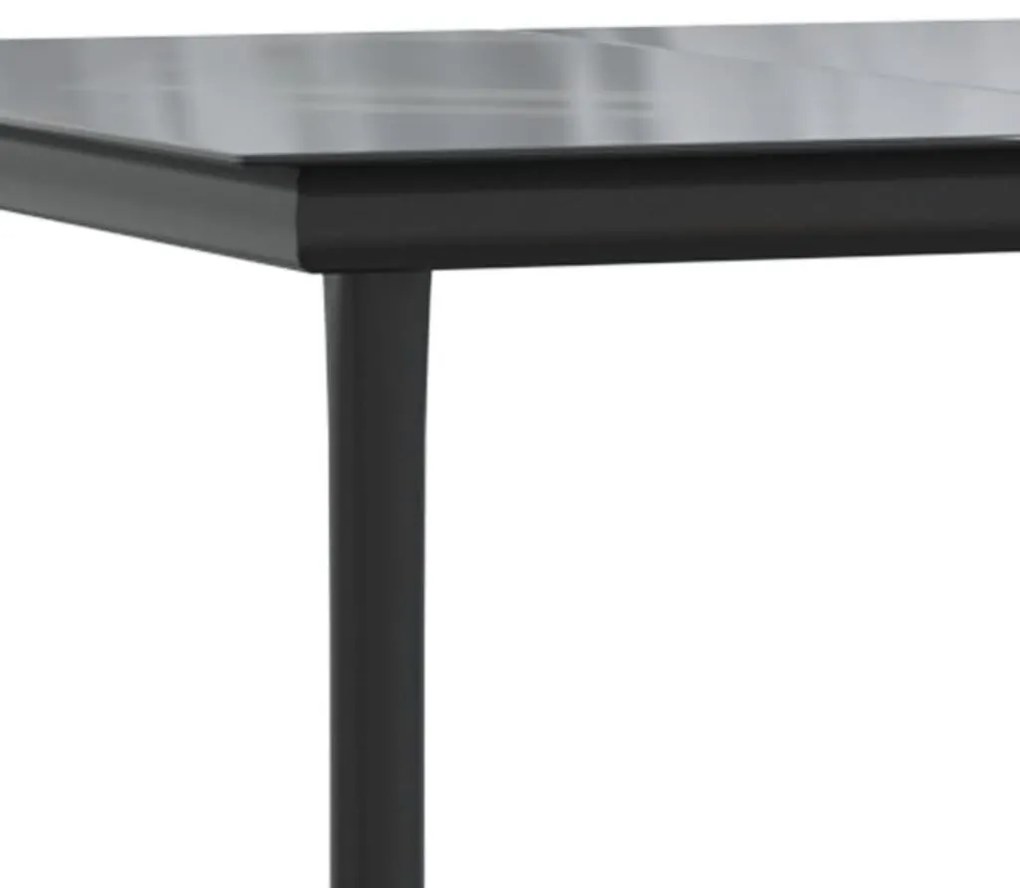 vidaXL 9részes világosszürke polyrattan kerti étkezőgarnitúra párnával