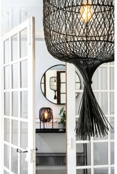 Lucide 03436/40/30 - Csillár zsinóron GARVE 1xE27/40W/230V fekete