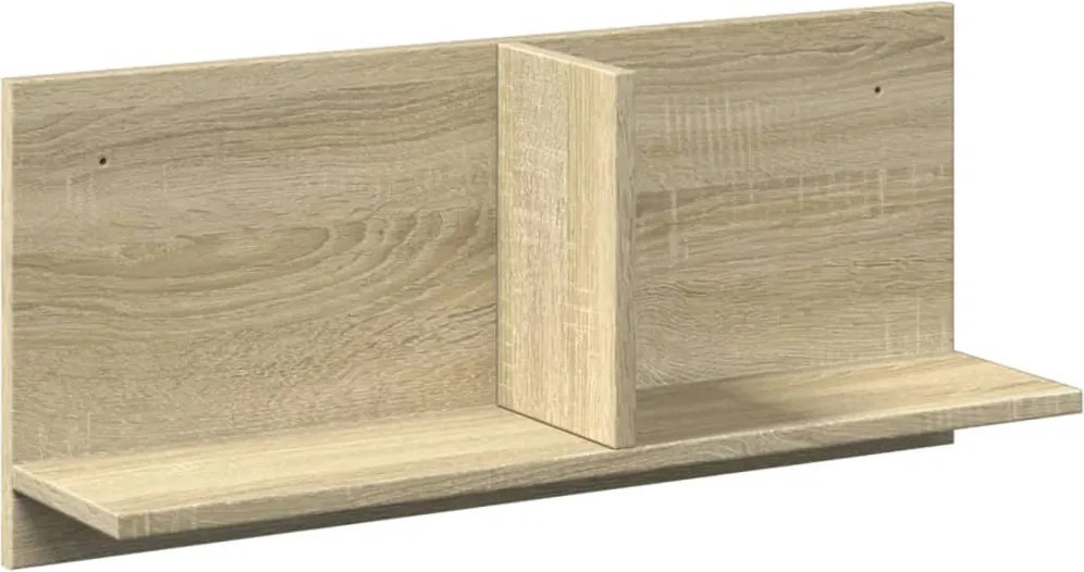 vidaXL sonoma tölgy színű szerelt fa faliszekrény 70 x 16,5 x 30 cm