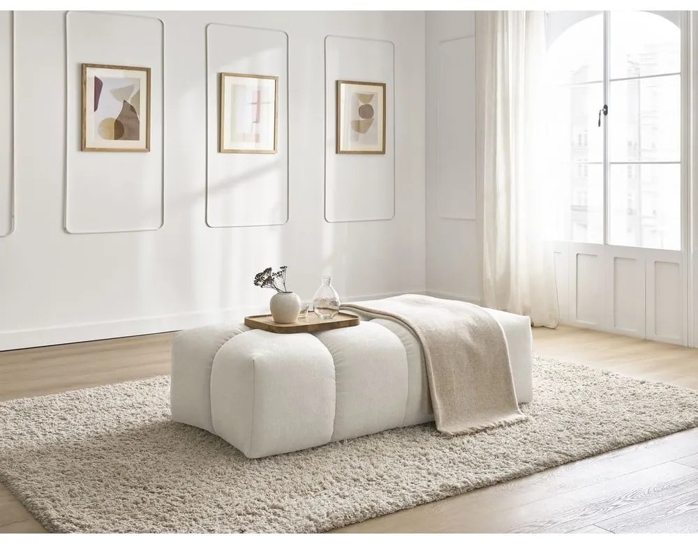 Fehér zsenília lábtartó Everest – Bobochic Paris