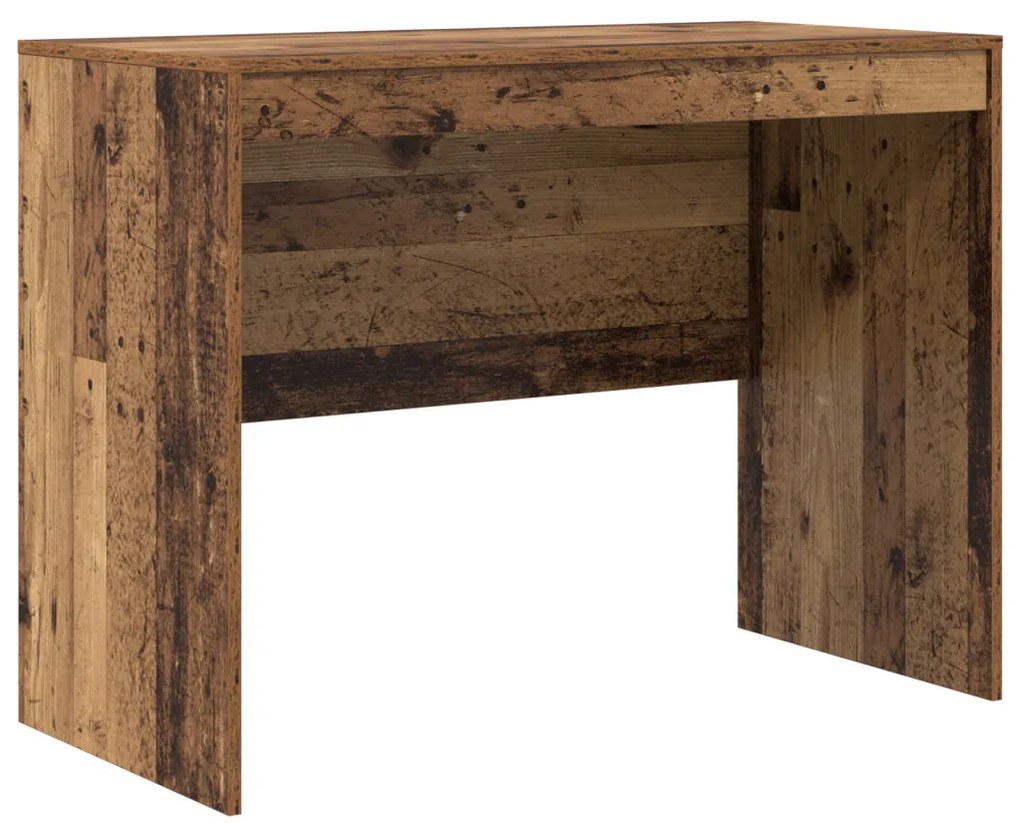 vidaXL Rusztikus Íróasztal Régi fa Szilárd Fa 100 x 50 x 76 cm